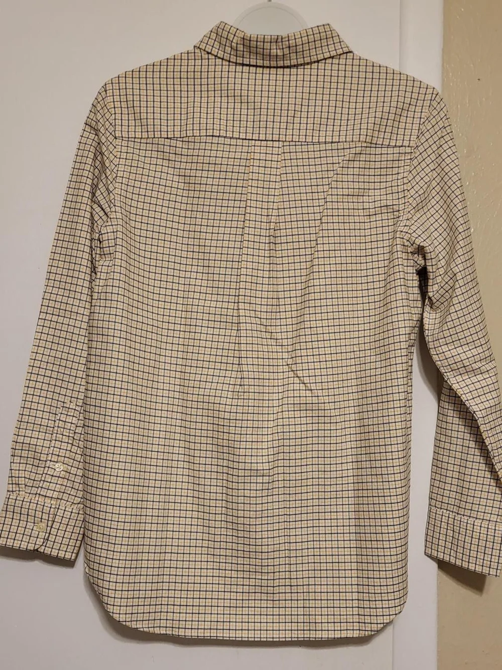 Ralph Lauren Men's Beige Check Button-Down Shirt